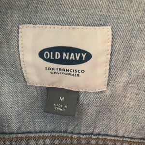 Girls old Navy jacket/sleeveless jean